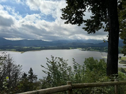 Blick vom Burgschloß Hopfen